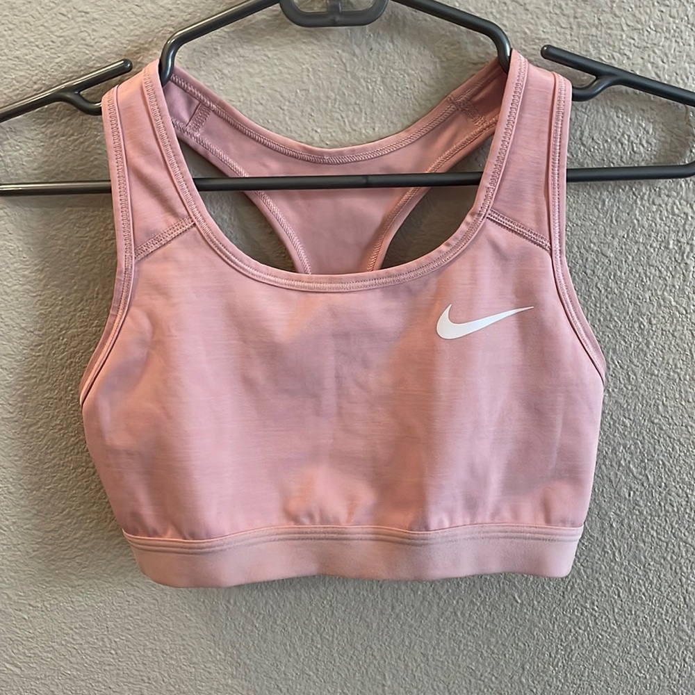 Nike pink sports bra